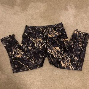 Constantly Varied Gear Gold Marble Leggings